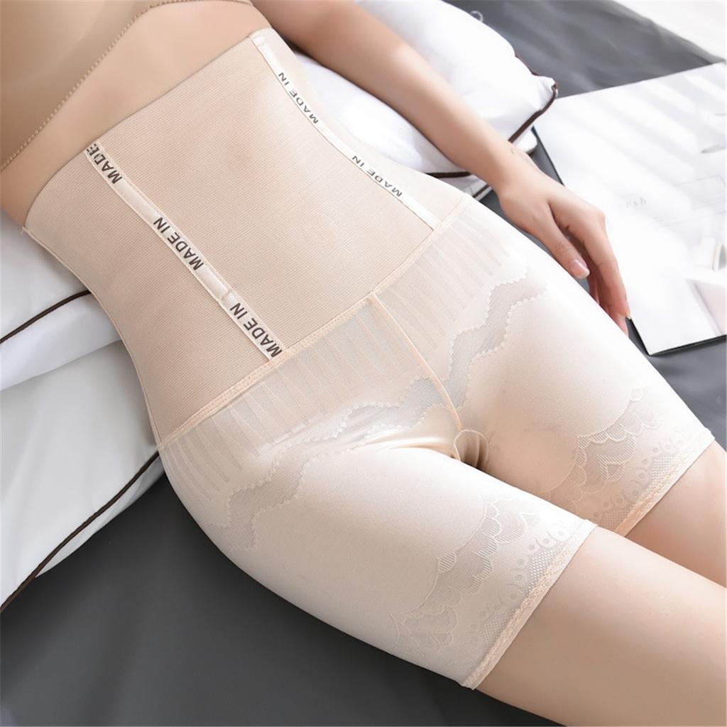 Women's High Waist Seamless Postpartum Shapewear Shorts, Tummy Control Butt Lifter Slimming Safety Boyshorts