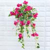 1 Stück künstliche Bougainvillea zum Aufhängen, Seiden-Blumenranken aus Kunststoff, Kunstpflanze für den Außenbereich, Zuhause, Bauernhaus, Garten, Veranda, Traufe, Wand, Zaun, Hochzeitsfeier, Dekoration