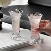ZISIZ Handmade Crystal Mountain Scenery Champagne Flute
