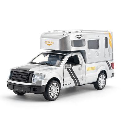 1/32 Ford F150 RV Pickup Truck Alloy Die Cast Toy Car Model Sound and Light Children's Toy Collectibles Birthday Gift