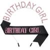 Sparkly Tiaras Birthday Girl Headband Sash Set Sparkling Tiaras Hair Hoop