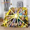 Cartoon Saint Seiya Retro Anime HD Decke, weiche Überwurfdecke für Zuhause, Schlafzimmer, Bett, Sofa, Picknick, Reisen, Büro, Decke für Kinder