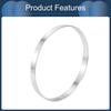 INFINAUTO Hub Centric Rings, 108mm OD X 106.1mm ID, Aluminum Alloy, Silver Tone, 4 Pieces
