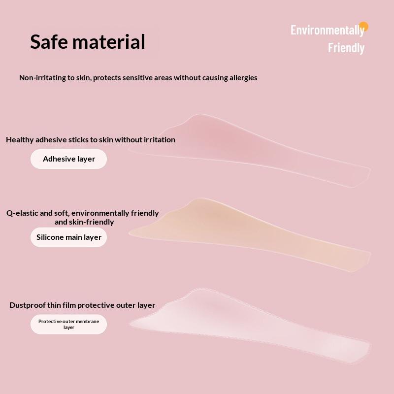 1 Stück Camouflage-Höschen Silikon Wiederverwendbar Für Badeanzug Unterwäsche Kamelzehen Leggings Sichtschutz Haftfähigkeit Unsichtbar Selbstklebend