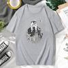 Astronauts Sitting On Earth Pondering Men T Shirt Loose Oversize Clothing Cotton Summer Soft Tshirt Hip Hop Funny Printed Tees