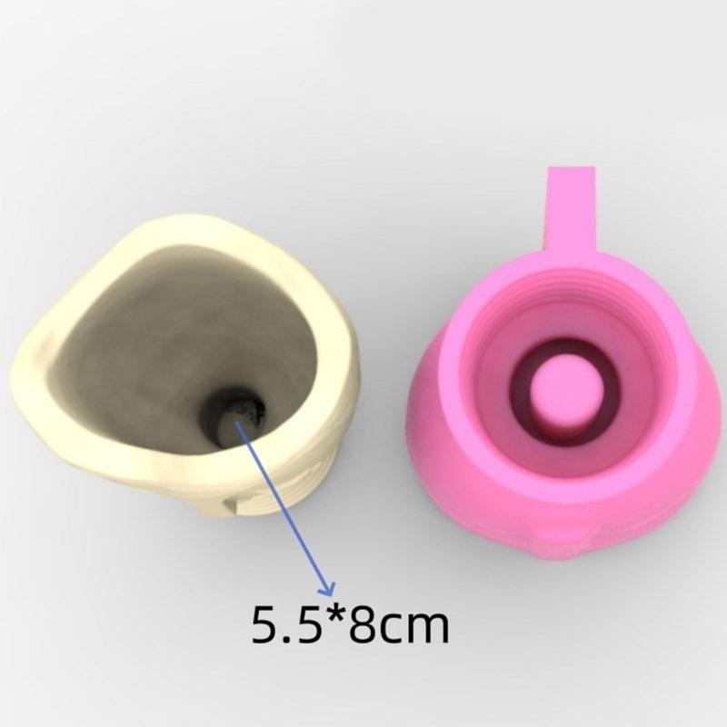 Handmade Abstract Person Shape Silicone Craft Mold for Unique Succulent Planter and Abstract Succulent Pots Artisans