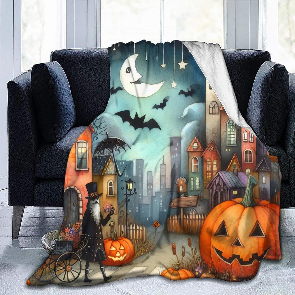 Halloween Print Blanket