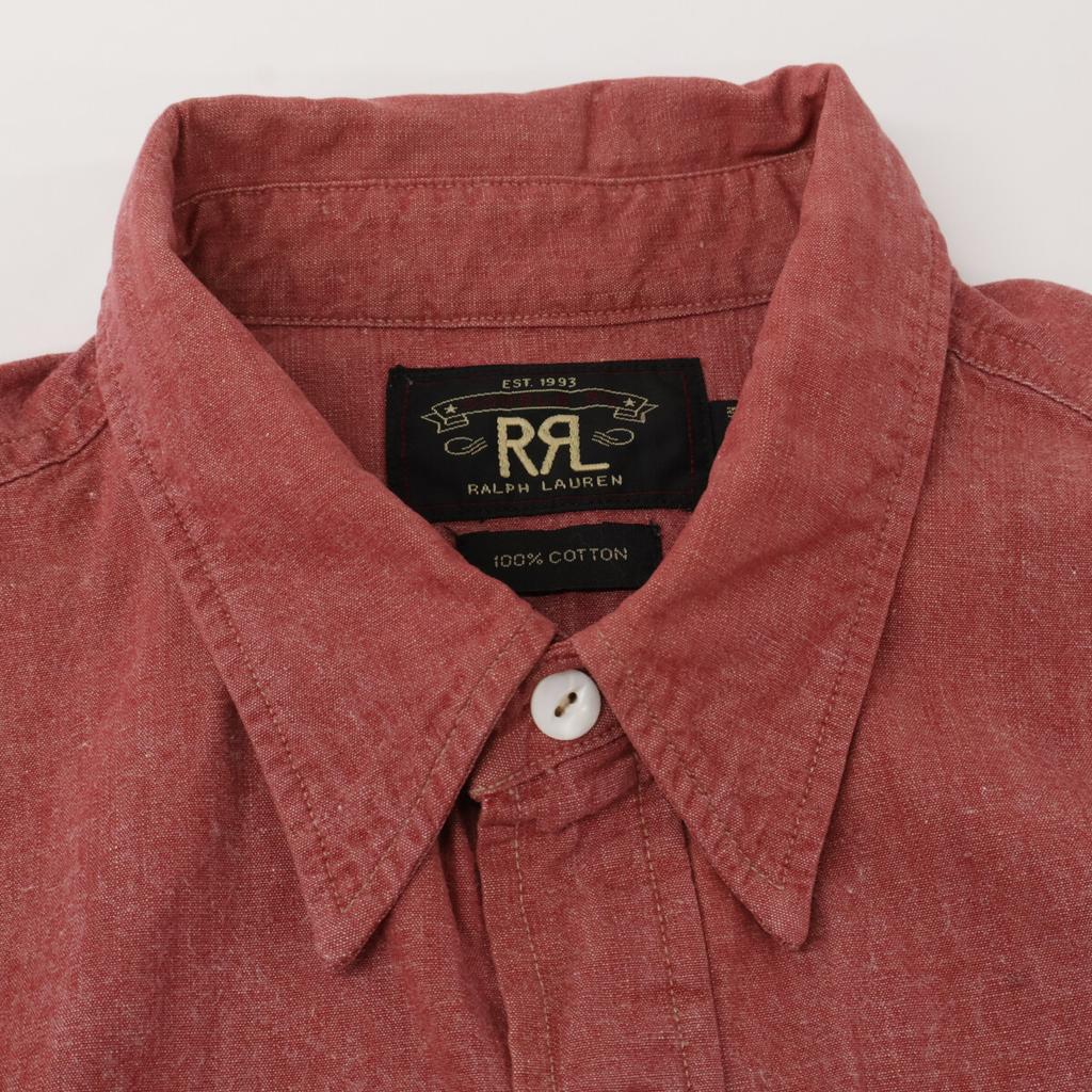 RRL Red Long Sleeve Shirt Tops M RedUsed