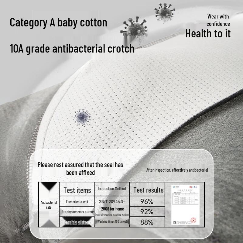 Nanjiren Men's Cotton Antibacterial Boxer Briefs