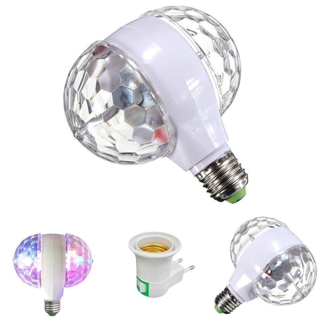 Vibrant E27 6w Double-headed Led Ball Stage Rgb Light Bulb Ideal For Dance Floors