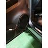 Stainless Steel Car Door Speaker Stereo Sound Cover Decorative For New Nissan Juke F16 - Carbon Fiber Pattern