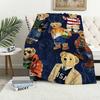Modische B-Bären Niedliche Decke Plüsch Nickerchen Sofa Teppich für P-POLO-S Wohnzimmer Warmes Büro Schlafzimmer Geburtstag Zuhause Reise Kinder Geschenke