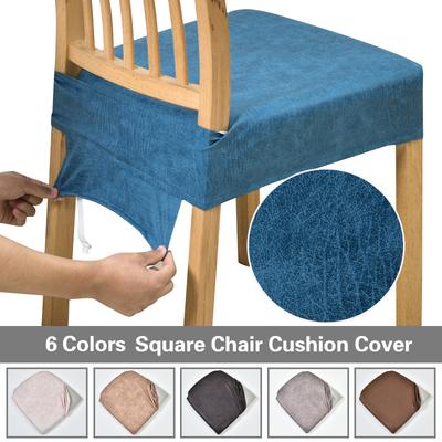 Velvet Dining Chair Covers Stretch Seat Covers For Dining Room Chairs, Kitchen Parsons Chair Covers Slipcover Protector Washable