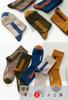 QPANDA Men's Thin Sports Socks 5-Pair Set, Antibacterial Odor-Resistant Cotton, Sweat-Absorbing, Size 24-28cm, Colorful
