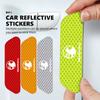 Car Door Sticker Safety Opening Warning Reflector Tape Decal For Vauxhall VXR Astra Mokka Tigra Corsa Grandland D Astra G J H