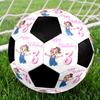 Di Più. Pallone da Calcio Tema Rachel Taglia 5, Adatto Sia per Partite Indoor che Outdoor, un Regalo Adatto a Tutti.