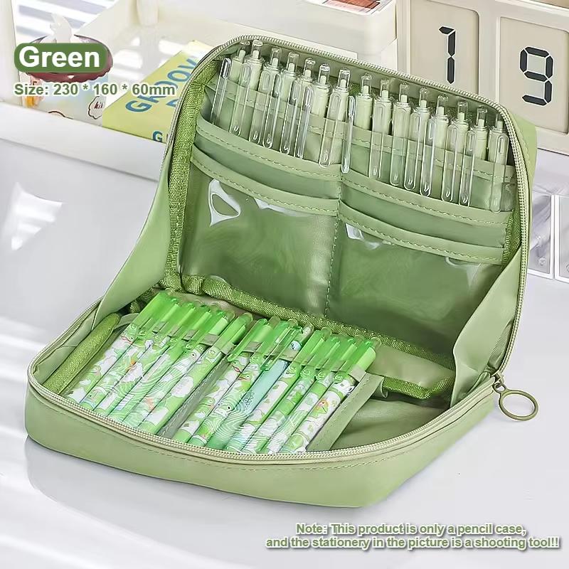 12 Layers Large Capacity Pencil Case Good Looking Multifunctional Classification Storage Stationery Storage Bag 1pc