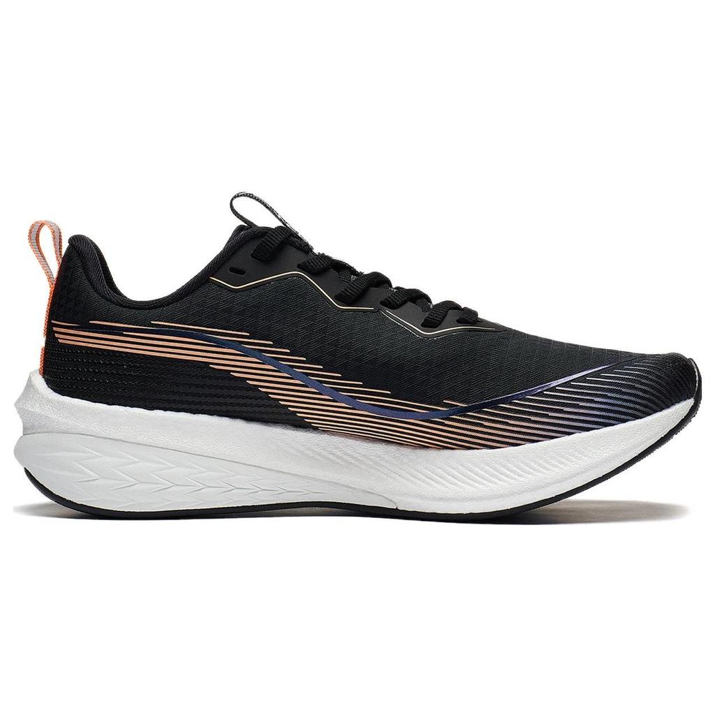 Li Ning Red Rabbit 6 Pro Stability Support Cushioning Anti-Slip Wear-Resistant Rebound Low-Top Running Shoes Women sneaker Black ARMT044-2