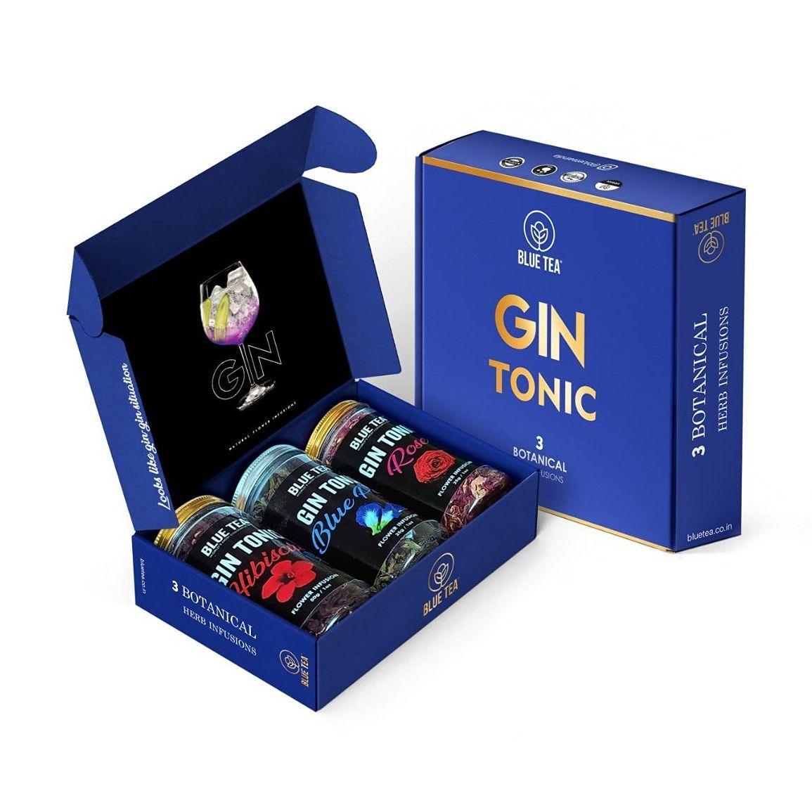 

Набор из цветков Гибискуса, Клитории и Розы (100 г), Gin Tonic 3 Botanical Herb Infusions Set, Blue Tea