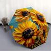 1pc Sunflower Bloom Automatic Folding Umbrella - 8-Rib Compact Travel Umbrella Durable & Portable for Outdoor Use, Perfect Gift for Birthdays118