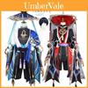 Kunikuzushi Genshin Impact Poliéster Eva Disfraz Peluca Set de Sombrero Xs-3xl