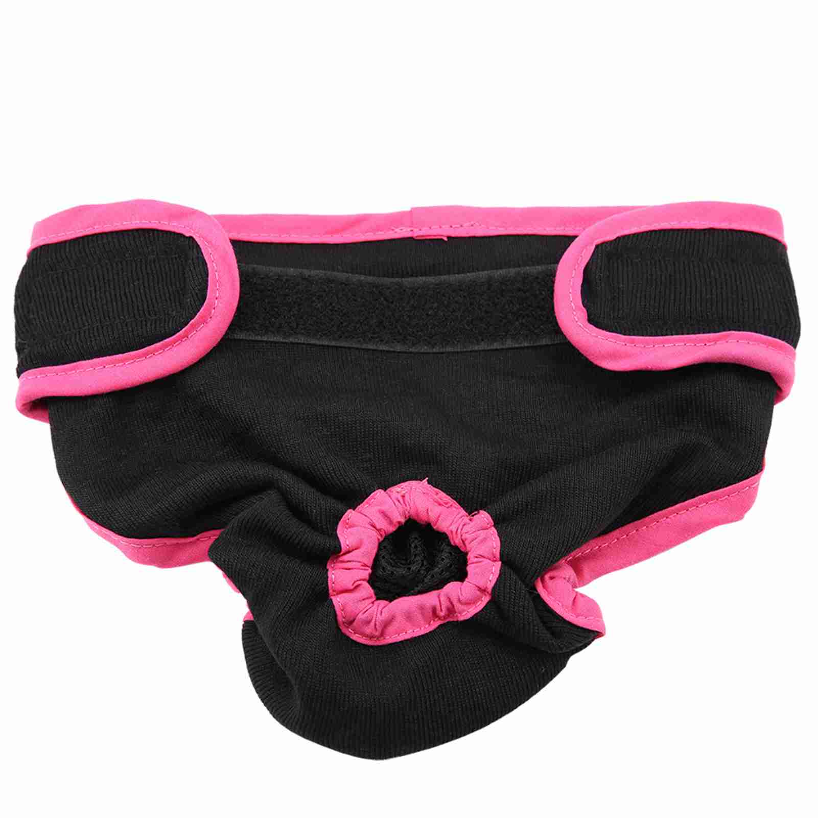 Pantalon Polyester pour Chien Sous-vêtements pour Chiot Culotte Physiologique pour Femelle Couche Sanitaire pour Animal de Compagnie (Rose XS)