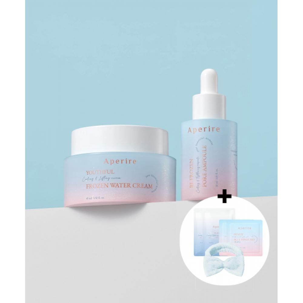 Aperire [new] [free Gift] Non Frozen Pore Ampoule 30ml+Frozen Water Cream 45ml NONE