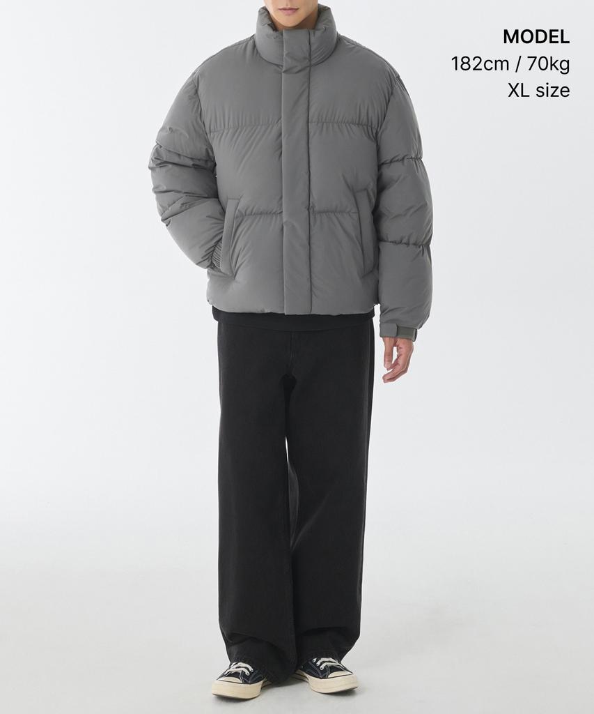 Musinsa Standard Daily Puffer Short Padded Jacket [Titan Grey]