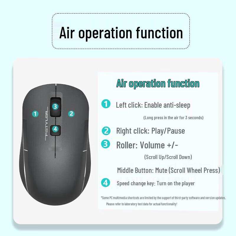 A4TECH FB2600C Air2 Multi-Device Wireless Keyboard and Mouse Combo