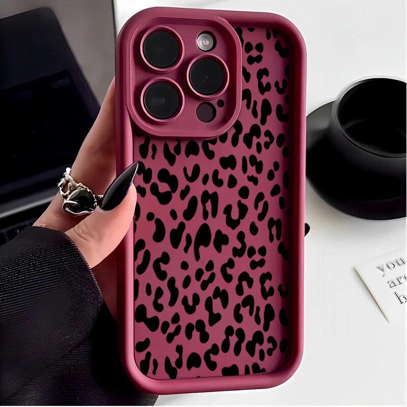 Retro Leopard Case for Huawei Honor 300 200 Pro 90 Lite 5G Magic 6 Pro Nova 11 11i 9 10 SE 5T Y9S X7 X9 P40 Lite P30 Pro Cover