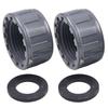 Round Female Thread Hose Connector PVC Threaded Cap Pipe