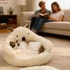 Cat Cave Bed Cozy Warming House Tunnel Indoor Cat House Bed For Outdoor Winter Sleeping Outside Home Travel Bedroom Balcony