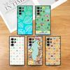 Game Animal C-Crossing Phone Case For Samsung Galaxy S25 S24 S22 S23 Ultra S21 S20 Plus 5G Frosted Non-Slip Full Cover Soft Case
