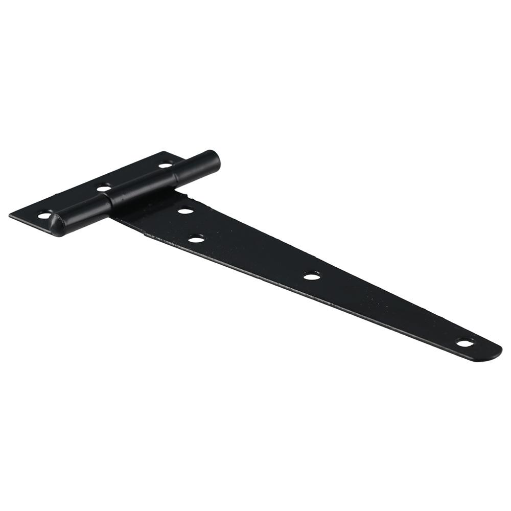 

4 шт., черные петли для ворот, железные петли для дверей сарая с винтами, петли с Т-образным ремешком, деревянные заборы