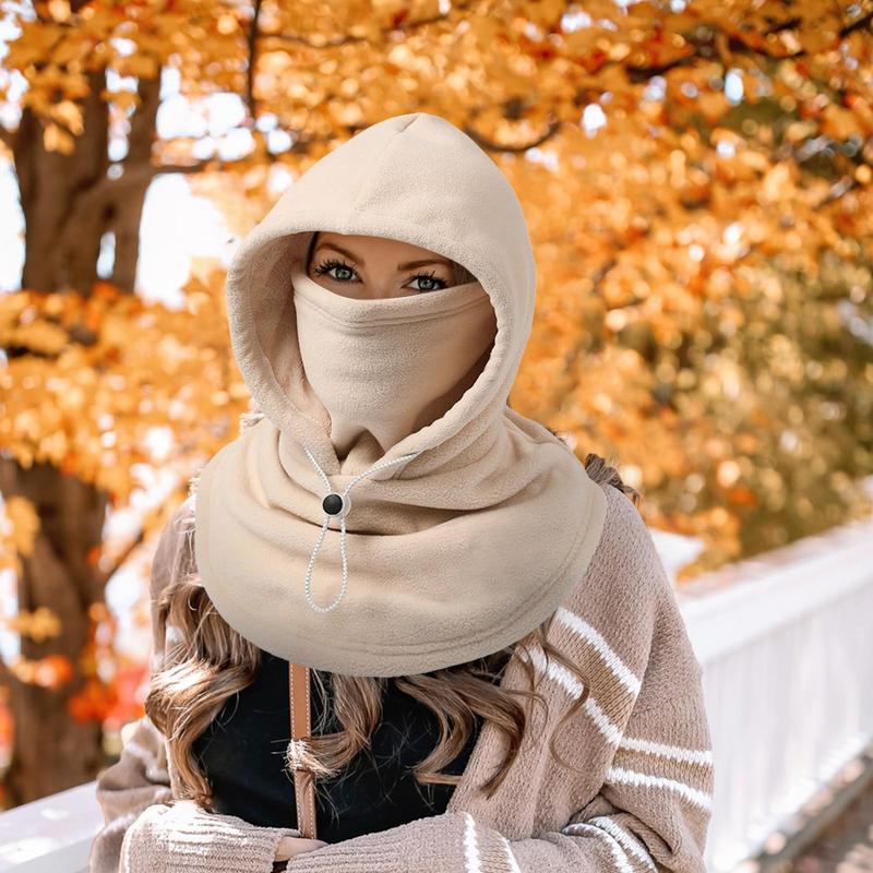 Cycling Cold Protection Face Cover Neck Gaiter Cold Weather With Hats Winter Scarf Men Ski Winter Neck Warmer Face Cover Stylish