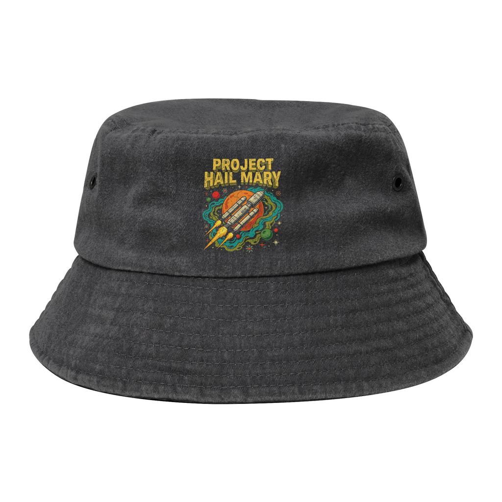 Streetwear Rocky Amaze Amaze Amaze Project Hail Mary Movie Bucket Hats Teen Distressed Denim Fishing Caps Hatwear Panama Hat