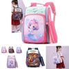 Adorable Lightweight Nylon School Backpack For Kids Grades 1 To 6 With Spacious Capacity