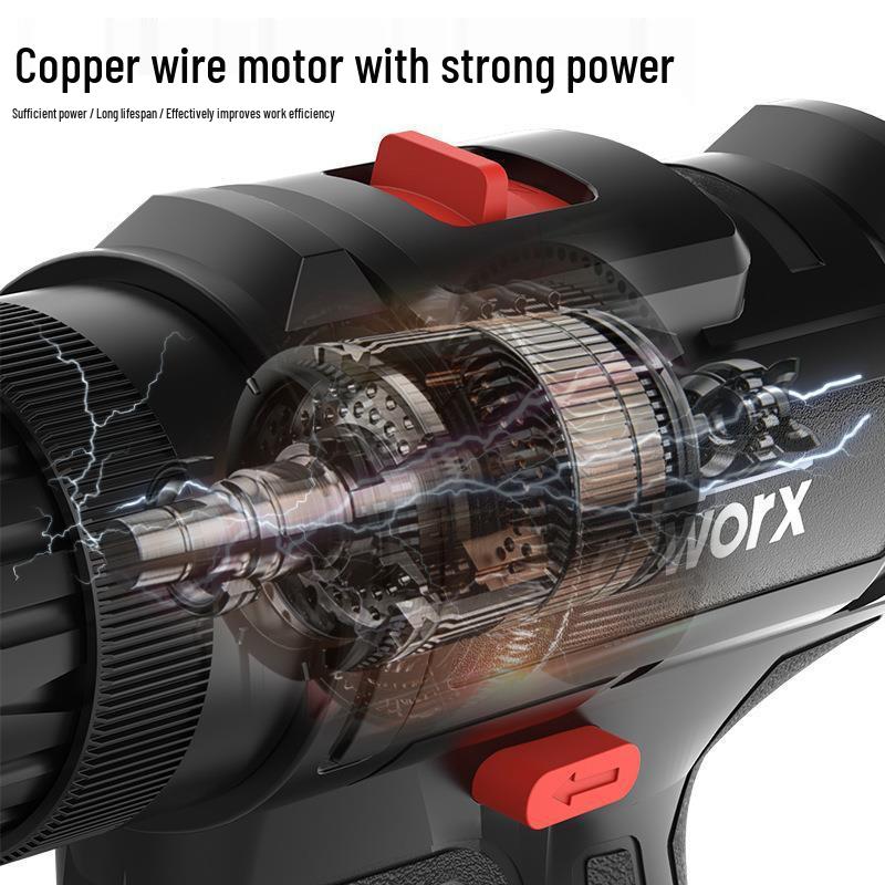 12V Dual-Speed Rechargeable Lithium Electric Drill & Screwdriver
