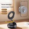 Magnetic Suction Cup Rotating Phone Holder with Silicone Grip for Car