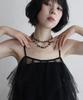 RUBATI Airy Tulle Lace Layering Dress_Black