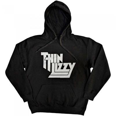 Thin Lizzy Unisex Adult Stacked Logo Hoodie