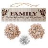 Wooden Holiday & Birthday Calendar Hanging Tags