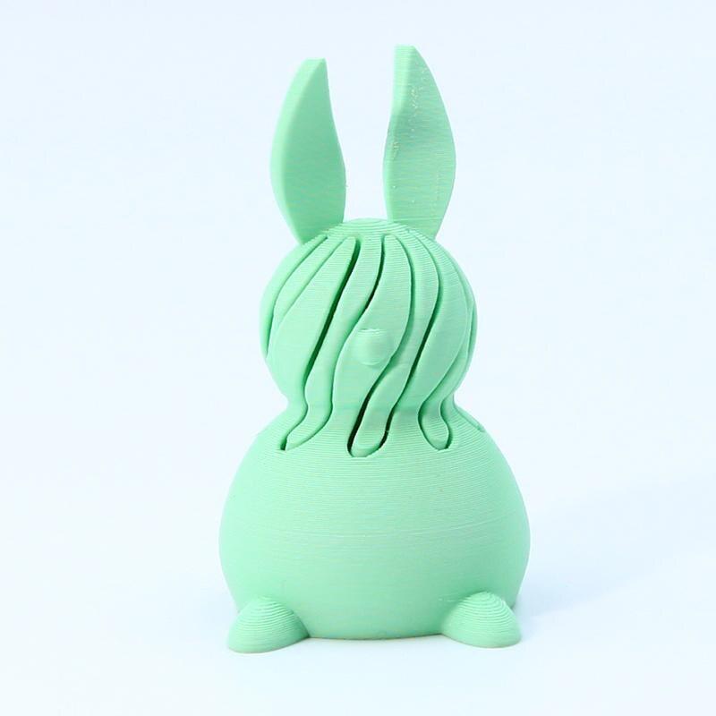 3D Printed Rabbit Spiral Tower Rotating Toy Decompression Gourd Spiral Cone Children S Gift Home Decor