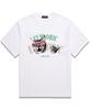 VANNWORKS Euphoric Cat Oversized Short Sleeve T-Shirt (Vs0127) White