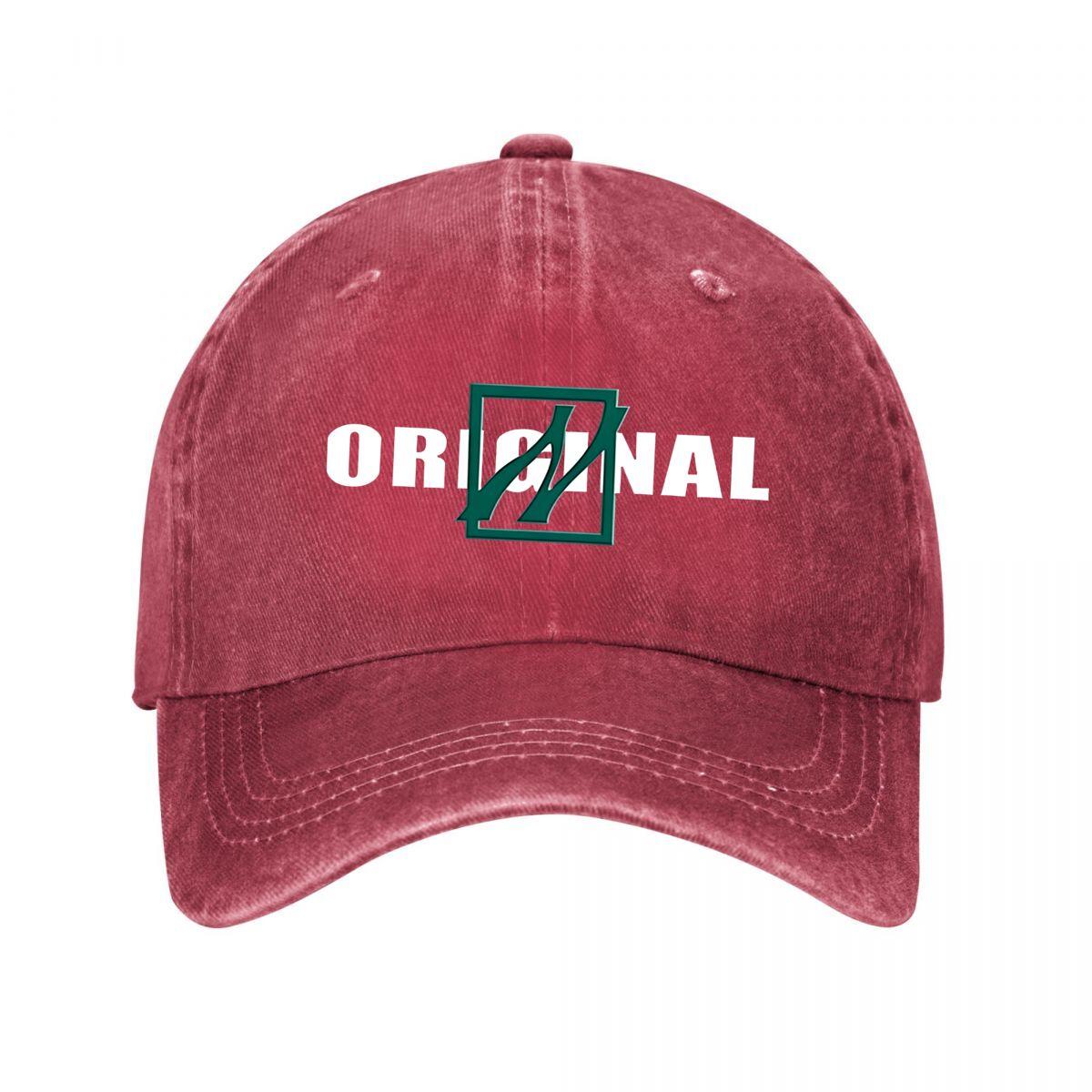 Original Flat Bill Snapback Hat New Vintage Washed Cotton Baseball Cap Parent Kids Sun Hats Adjustable