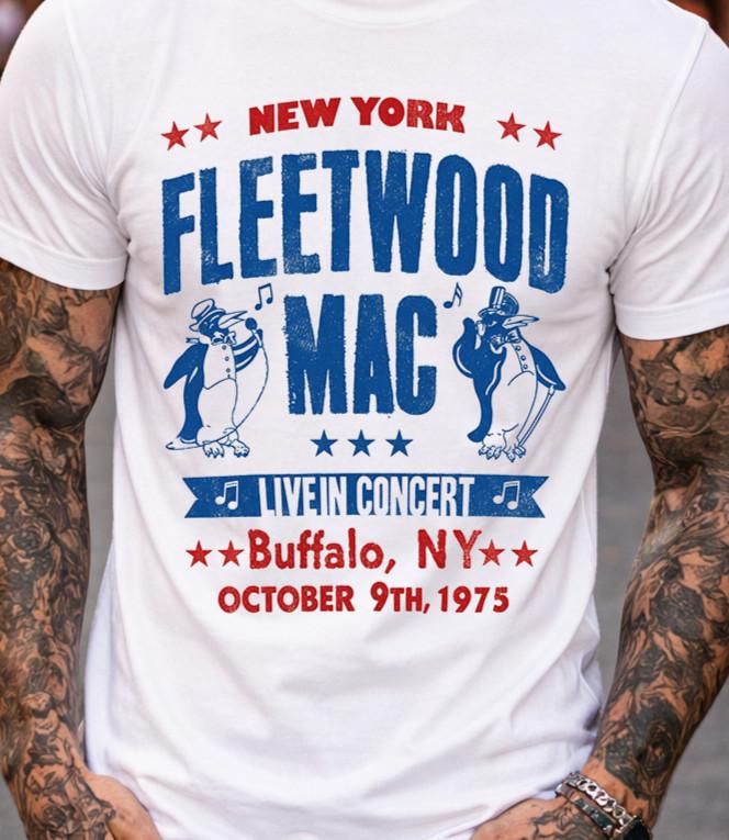 New York Fleetwood Mac Live Retro Vintage Style Rock Music Inspired Music Lover XL