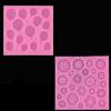 Button Combination Fondant Silicone Mold Balloon Chocolate DIY Baking Cake Decorative Mold