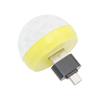 USB RGB LED Mini Disco Light, 4W, 5V DC, Sound-Activated Party Lamp for Club and KTV