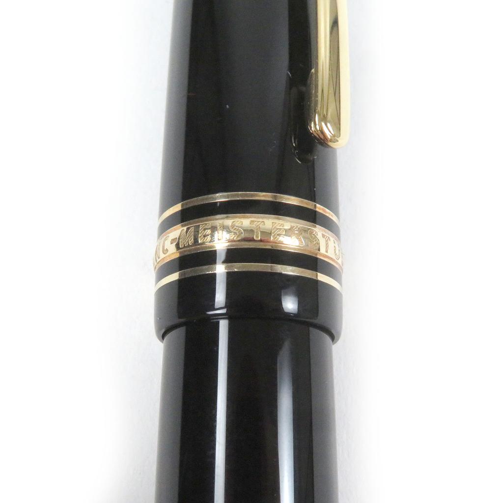 Excellent MONTBLANC Fountain Pen Meisterstck 149 Cap Type Black Gold 18K Mens Used