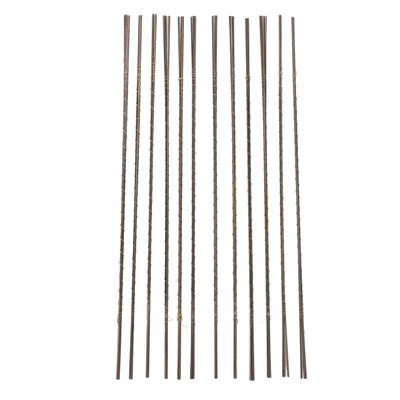 144 Pack 6/0 Jewelers Saw Blades High Hardness Scroll Saw Blades Assortment for Wood Metal Cutting
